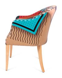 Painted Leather Side Chair