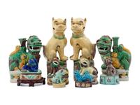 10 Chinese Porcelain Figures of Animals