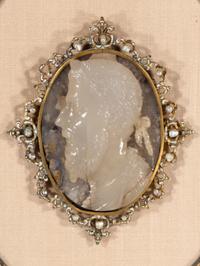 A Large Continental Agate Cameo of Marcus Aurelius