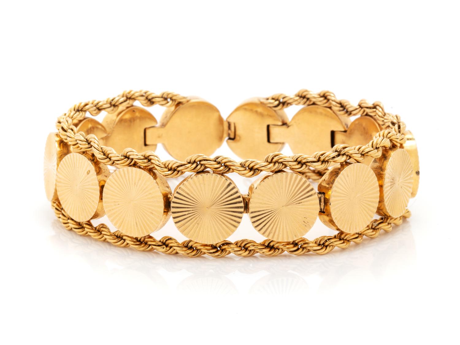 YELLOW GOLD BRACELET
