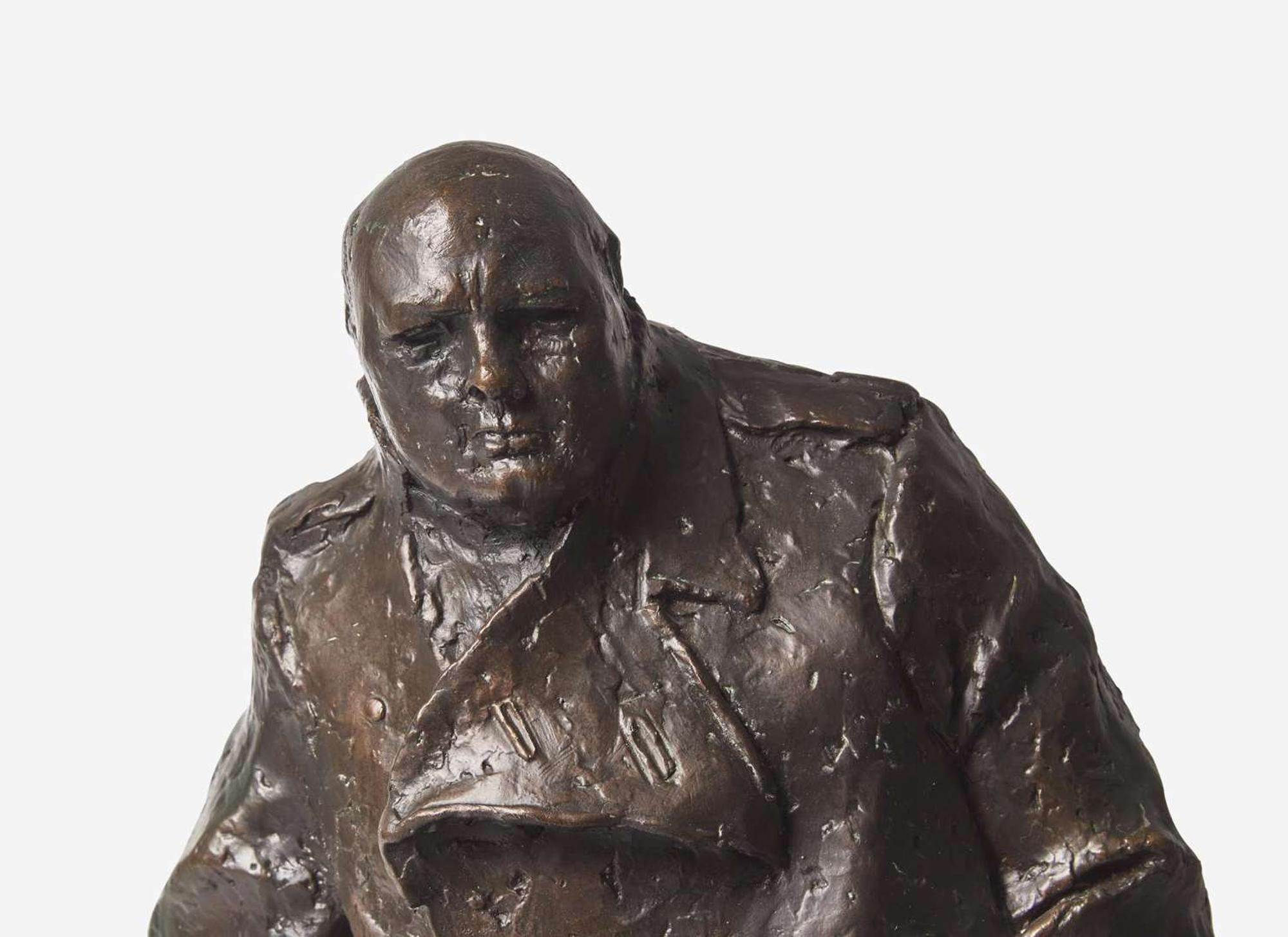 Ivor Roberts-Jones (British, 1916-1996) - Sir Winston Churchill, Maquette for the Monument in Parliament Square