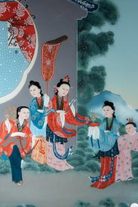 Seven Chinese Reverse Glass Paintings