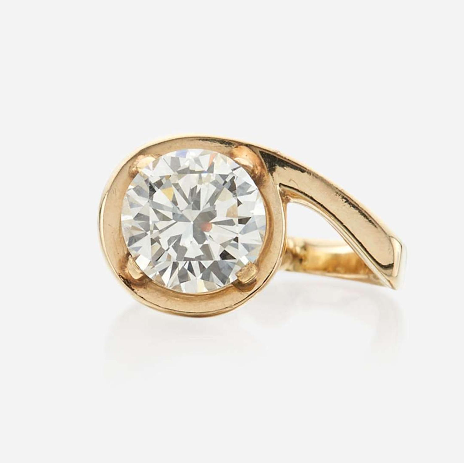 A diamond solitaire