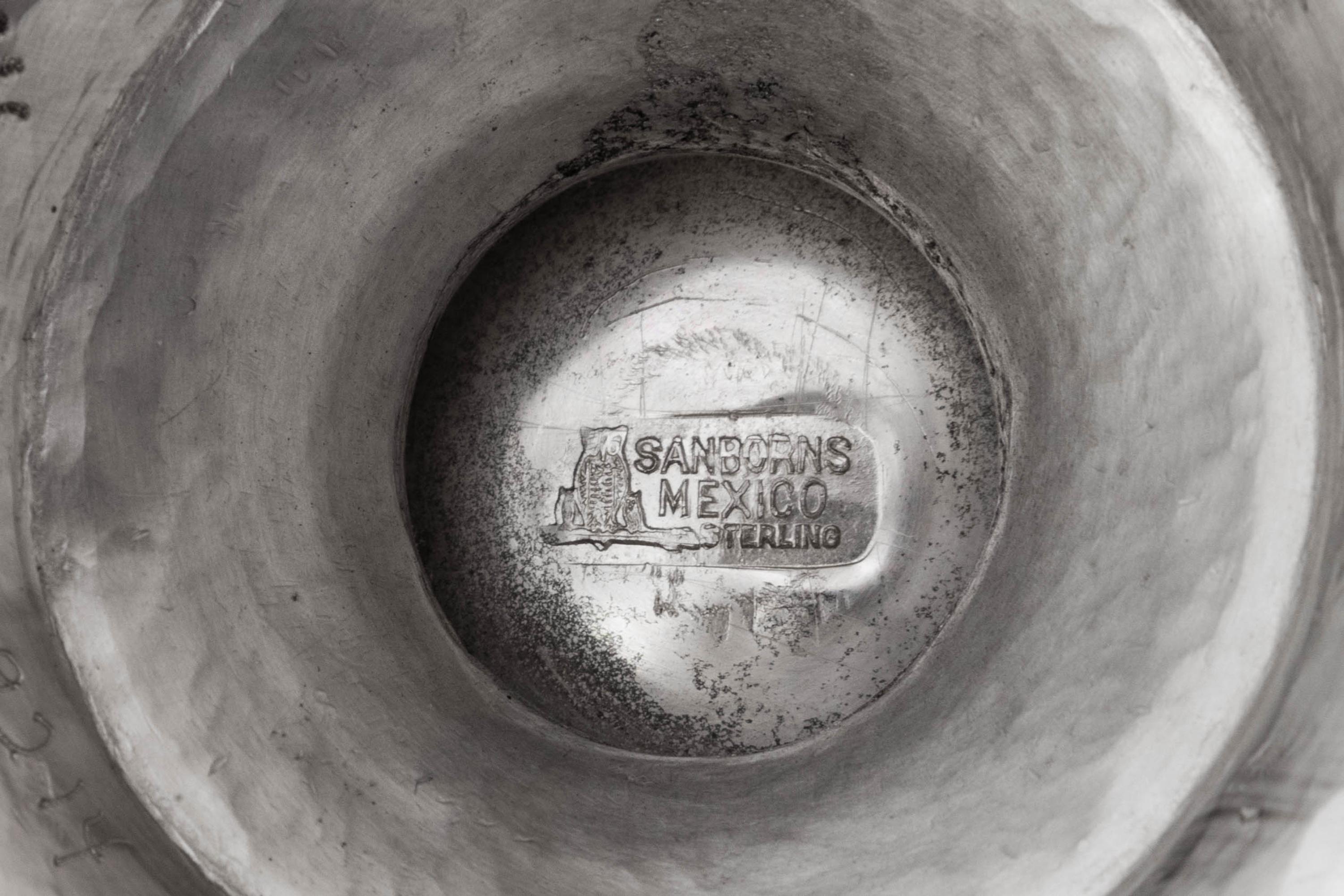 A Mexican Silver Three-Piece Coffee Service