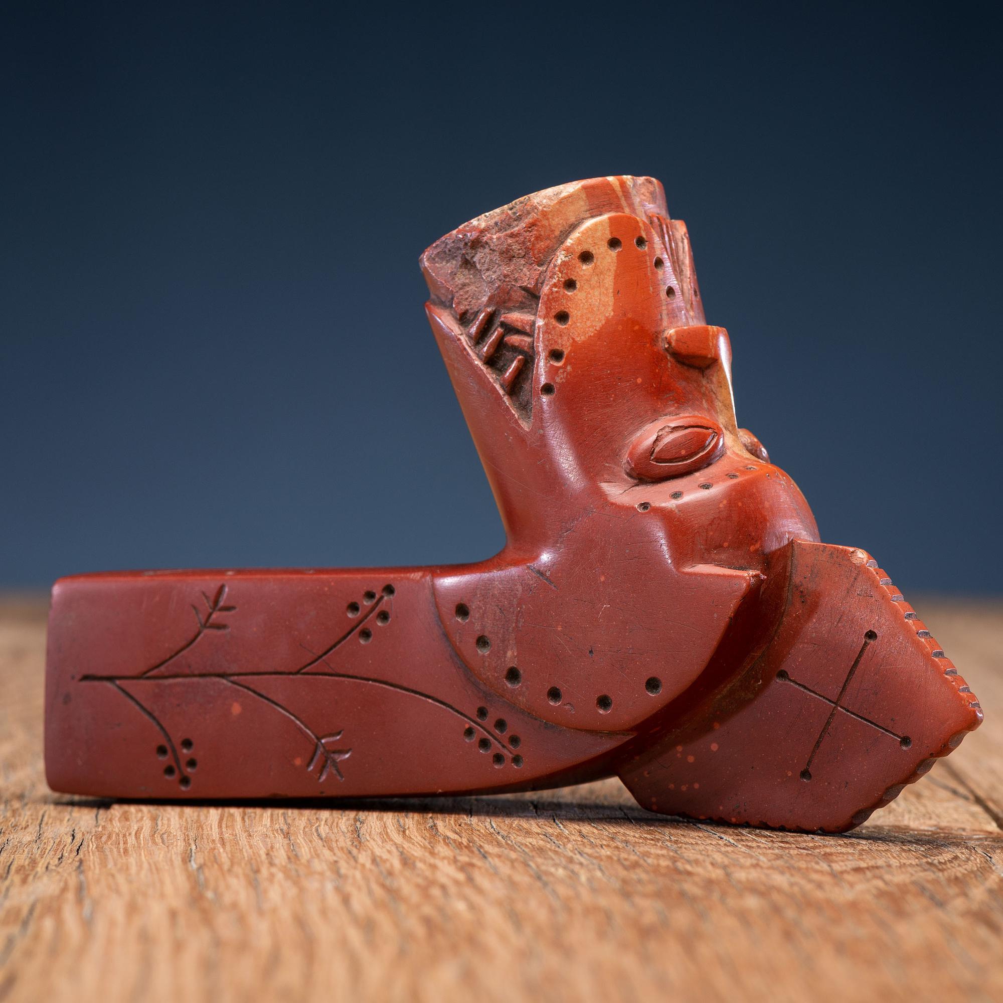 Western Great Lakes Catlinite Pipe Bowl