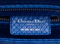 Christian Dior Blue Python Small Lady Dior Bag, 2012