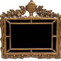 A Continental Giltwood Mirror — 19TH CENTURY