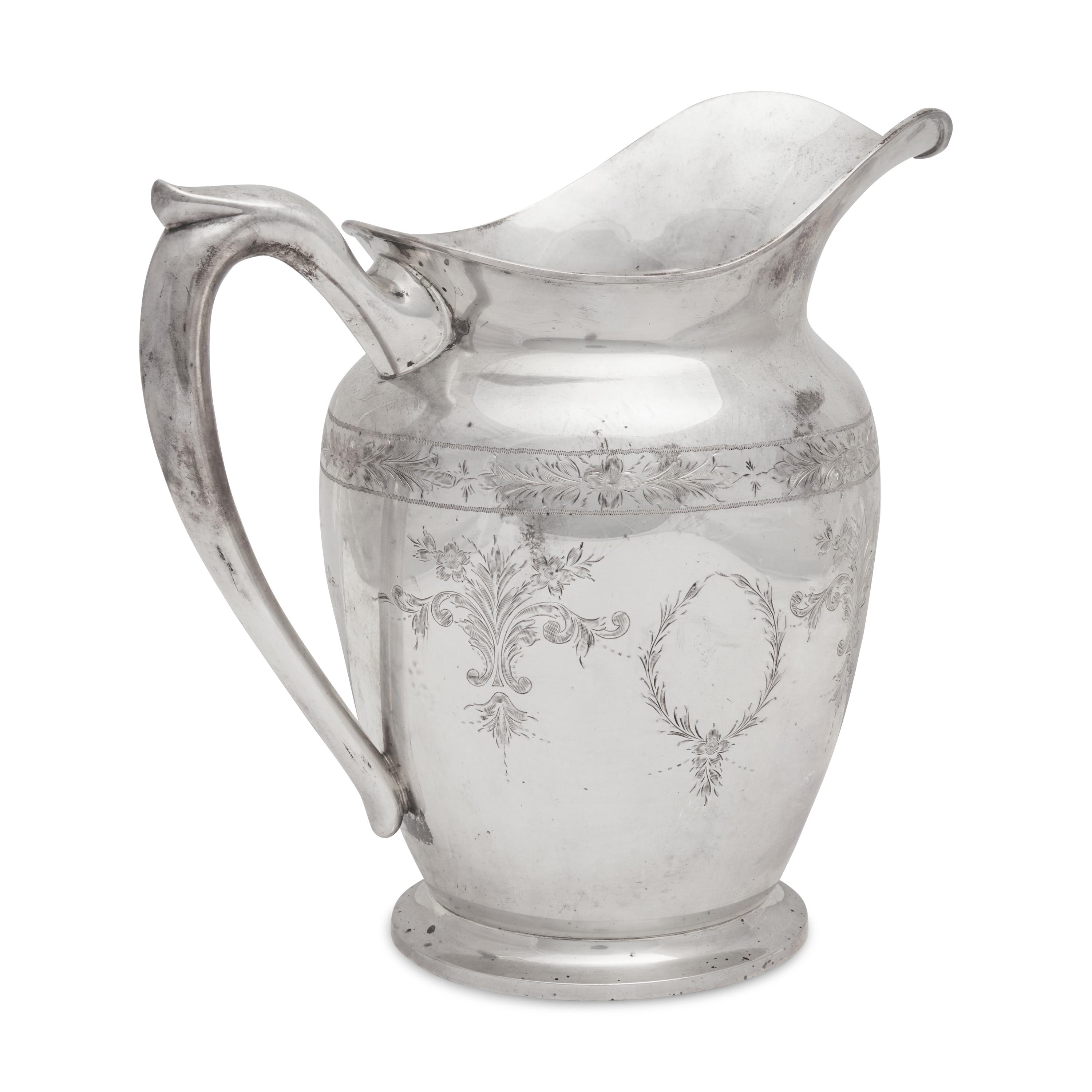 A Sterling Silver Water Pitcher