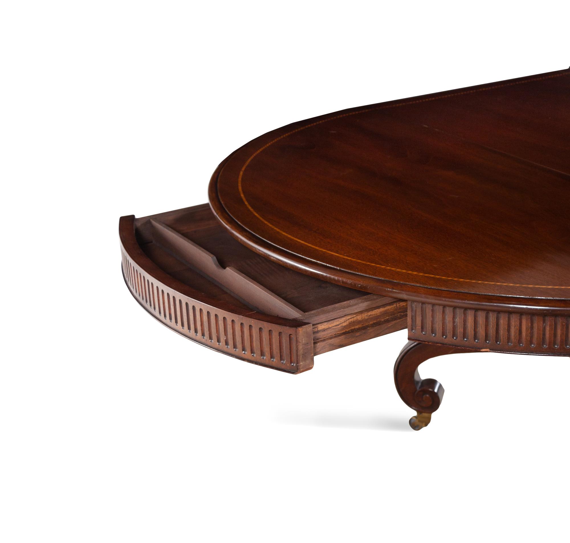 A Regency Style Mahogany Extension Dining Table