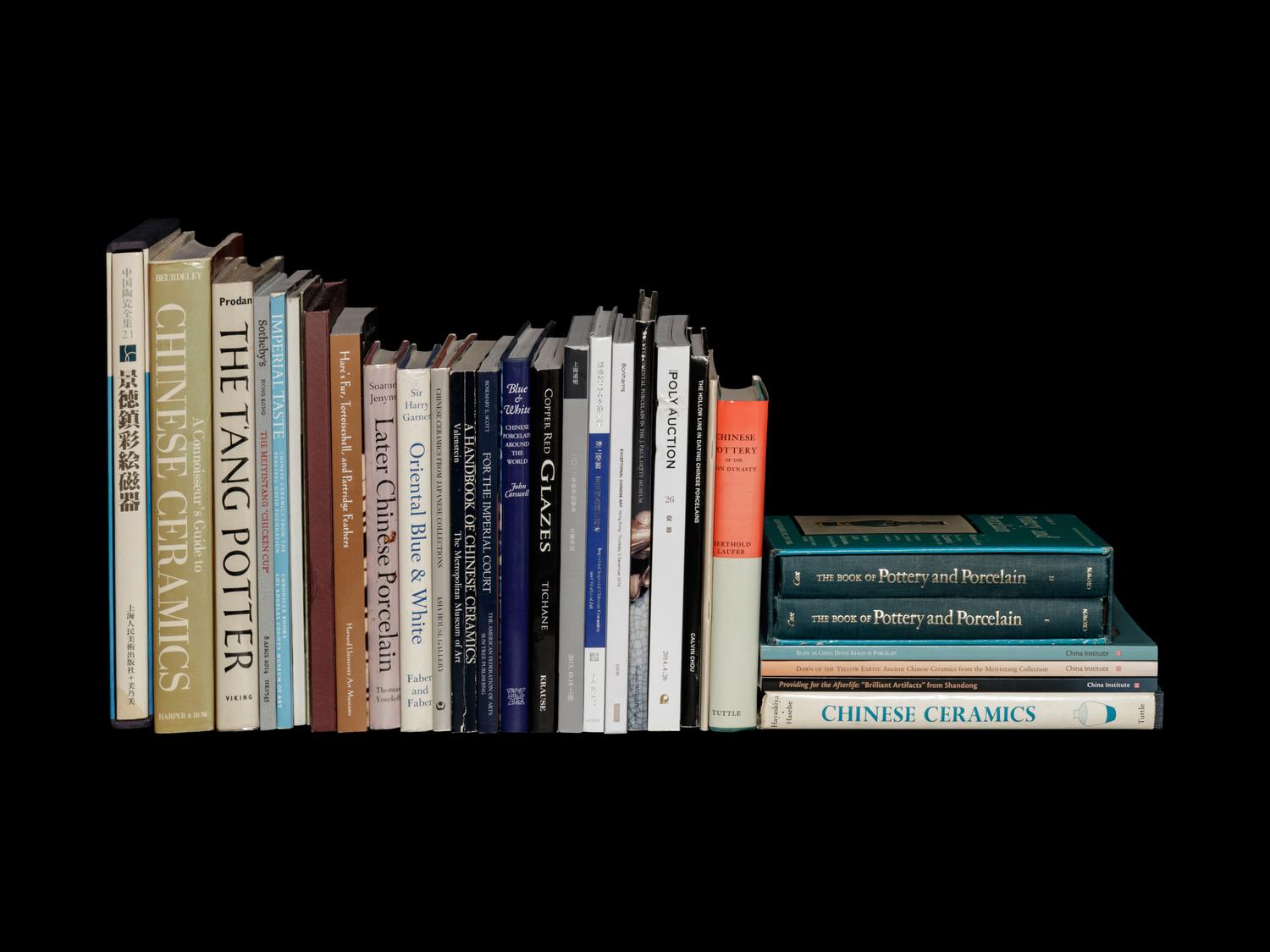 [CHINESE CERAMICS] A group of classic reference works and catalogues about Chinese Ceramics, comprising: