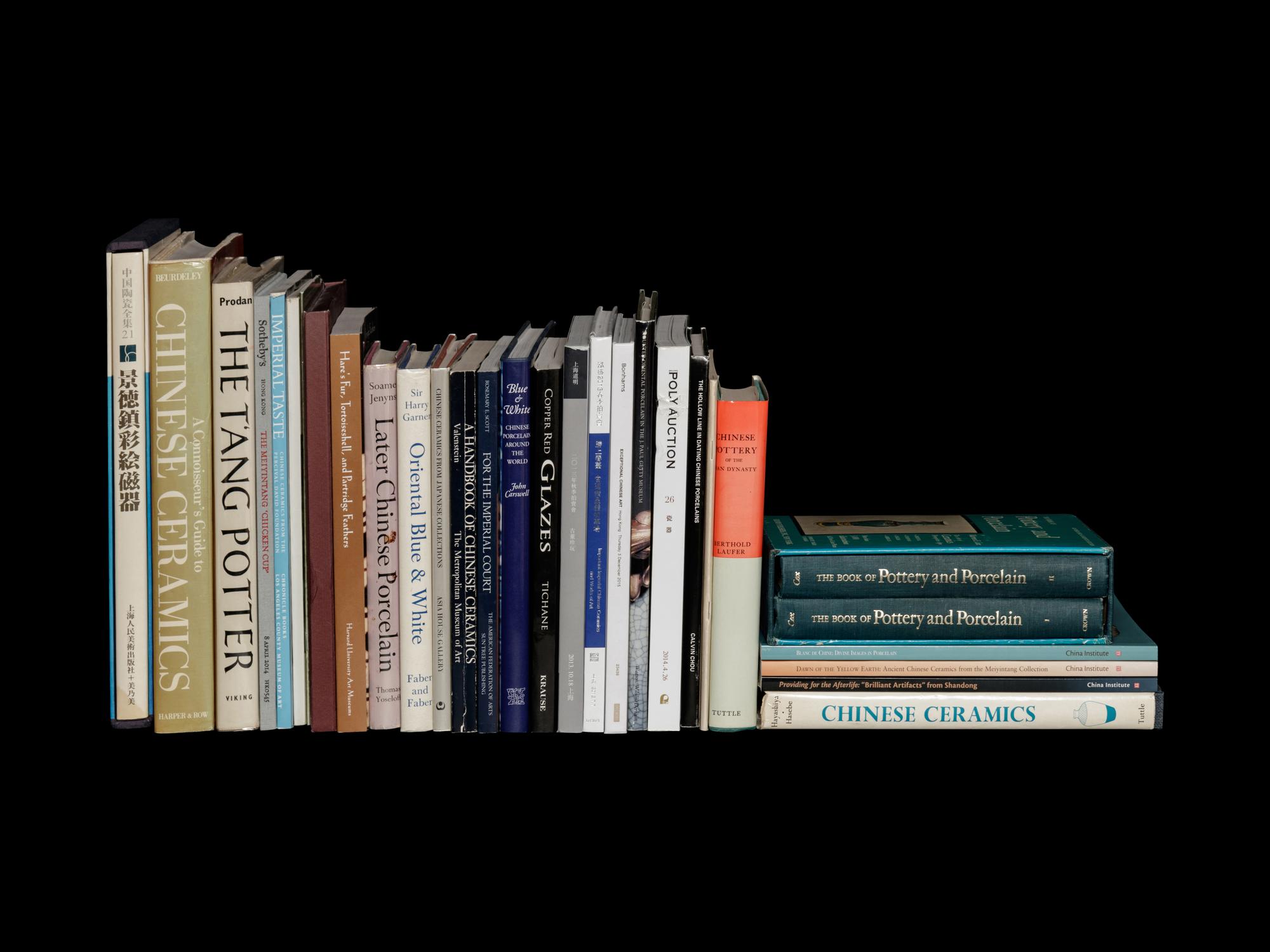 [CHINESE CERAMICS] A group of classic reference works and catalogues about Chinese Ceramics, comprising: