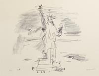 Oskar Kokoschka, (German, 1886-1980), Manhattan, 1967 (portfolio of 5)