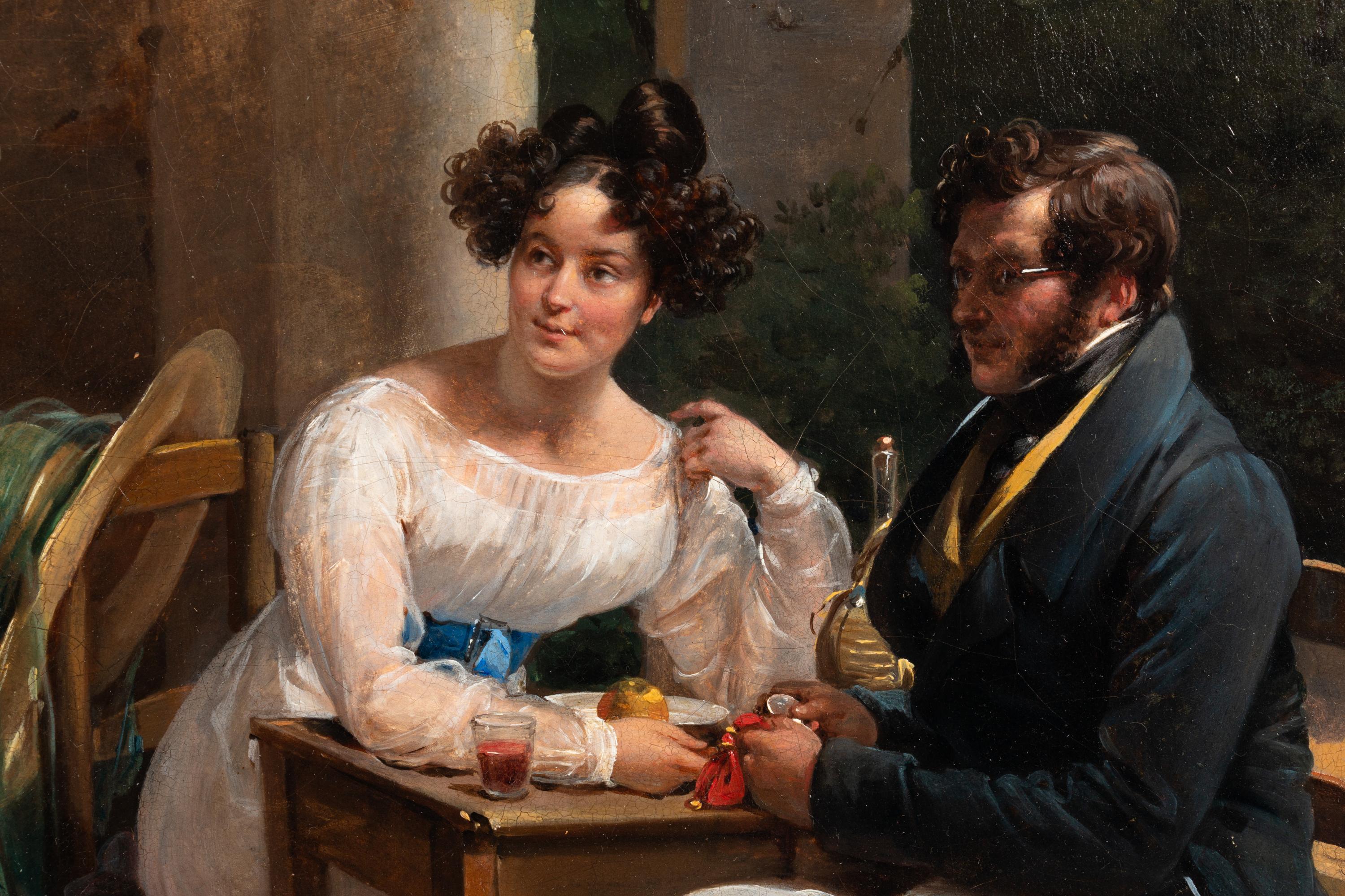 Self-Portrait of the Artist and Her Husband on Their Wedding Trip