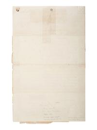 [ENSLAVEMENT & ABOLITION]. "Agreement of Registry" regarding the lease of lands and employment of "freedmen" at the Good Hope Plantation in Vidalia, LA. United States Rental and Plantation Office, District of Natchez. 23 February 1865.
