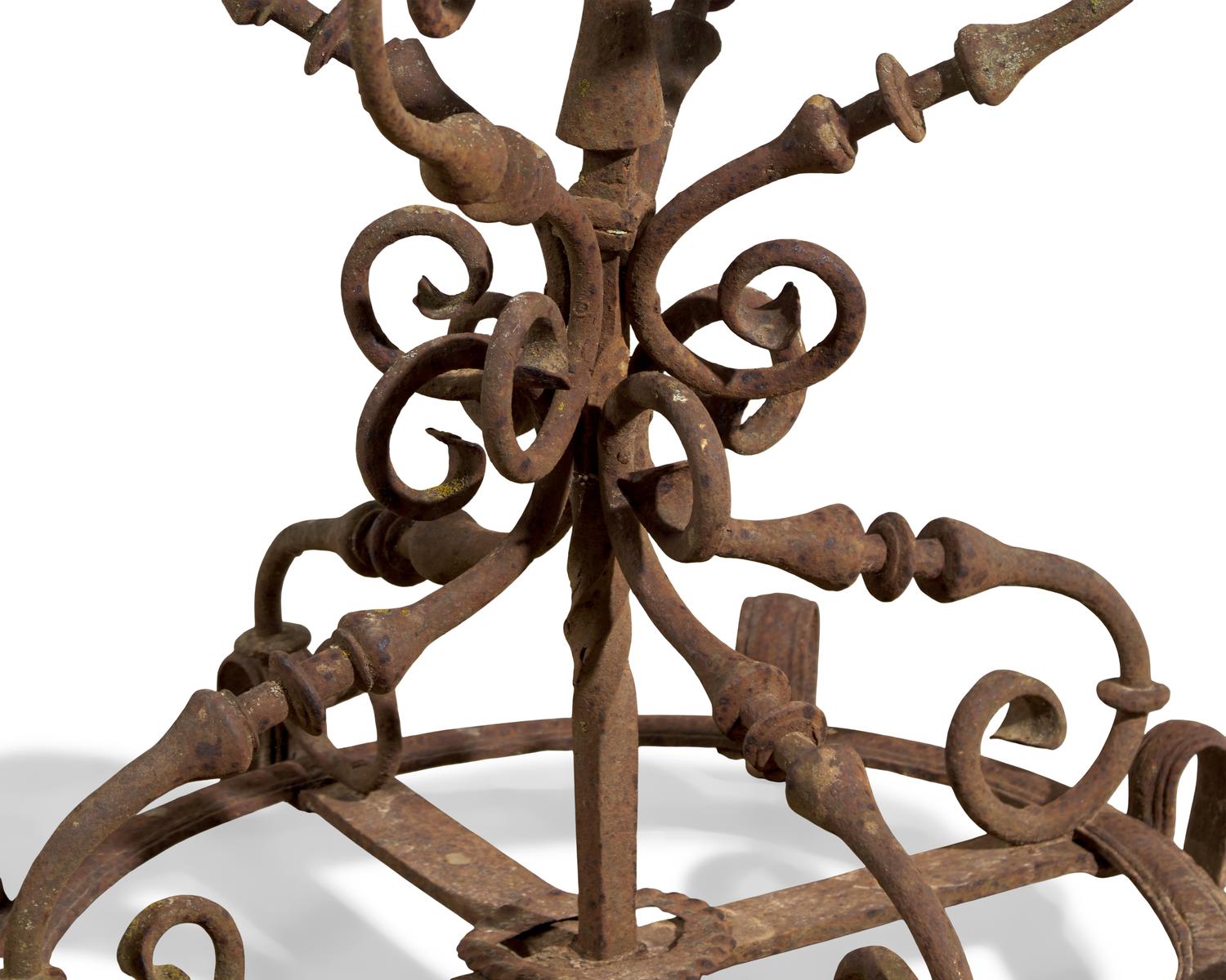 A Cast Iron Garden Jardiniere Stand