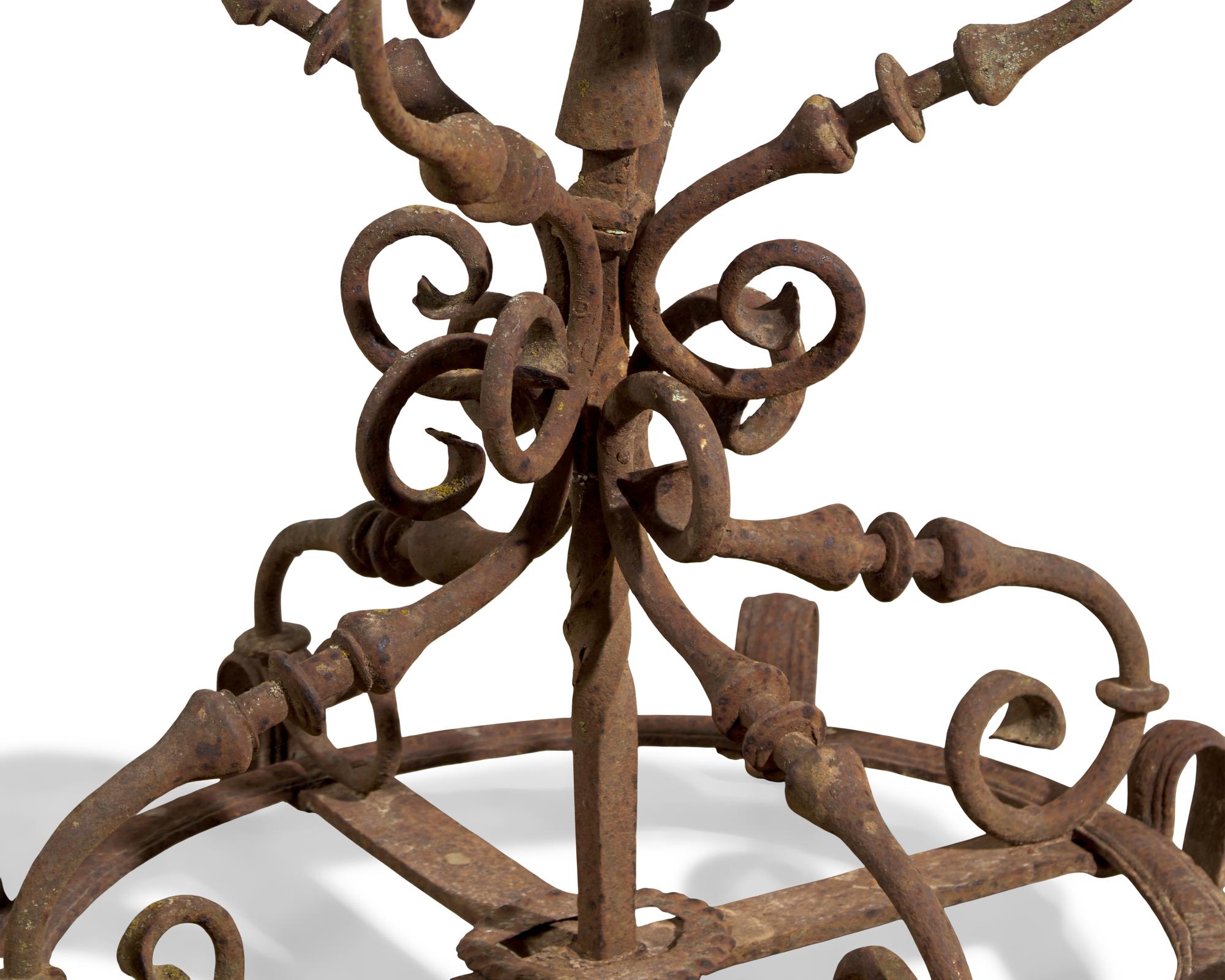 A Cast Iron Garden Jardiniere Stand