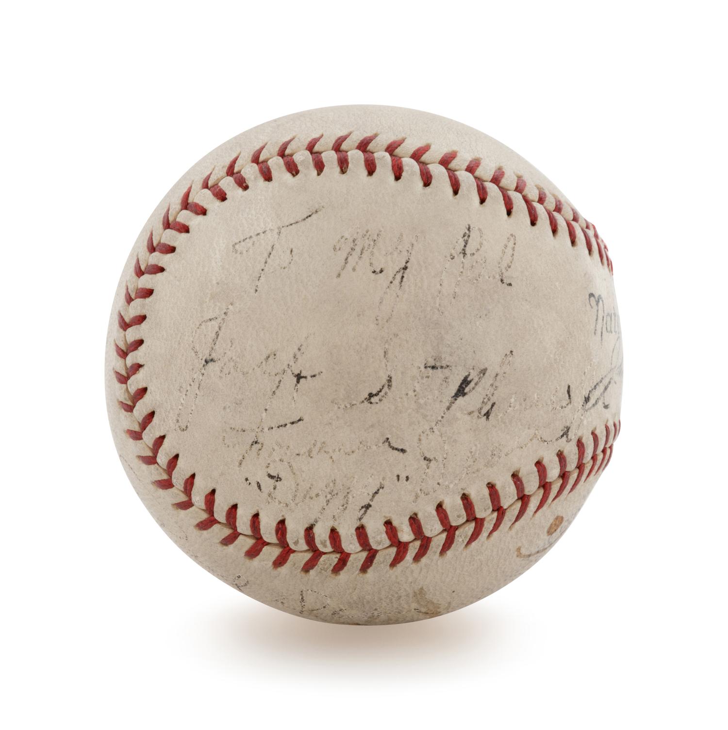 A Dizzy Dean and Paul Dean Multi Signed Baseball