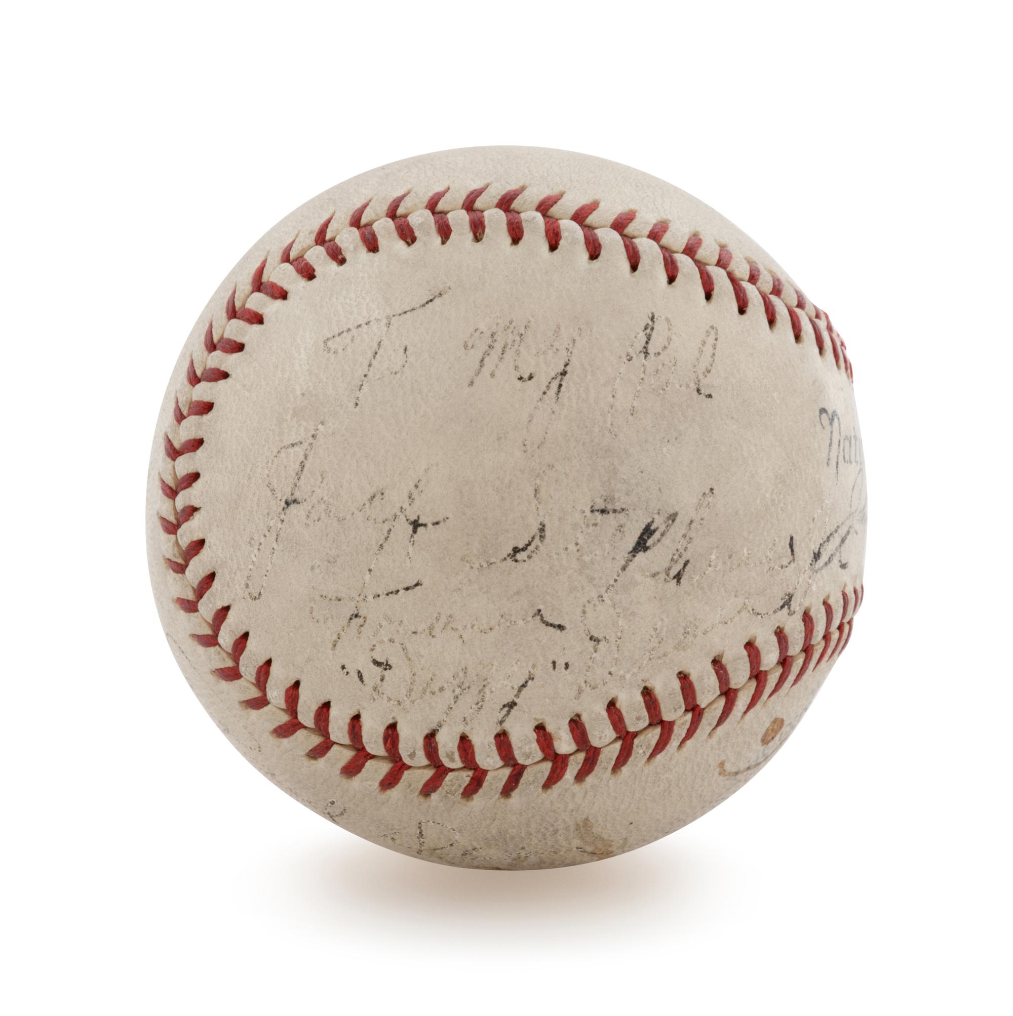 A Dizzy Dean and Paul Dean Multi Signed Baseball