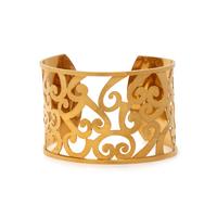 MAZ, YELLOW GOLD CUFF BRACELET