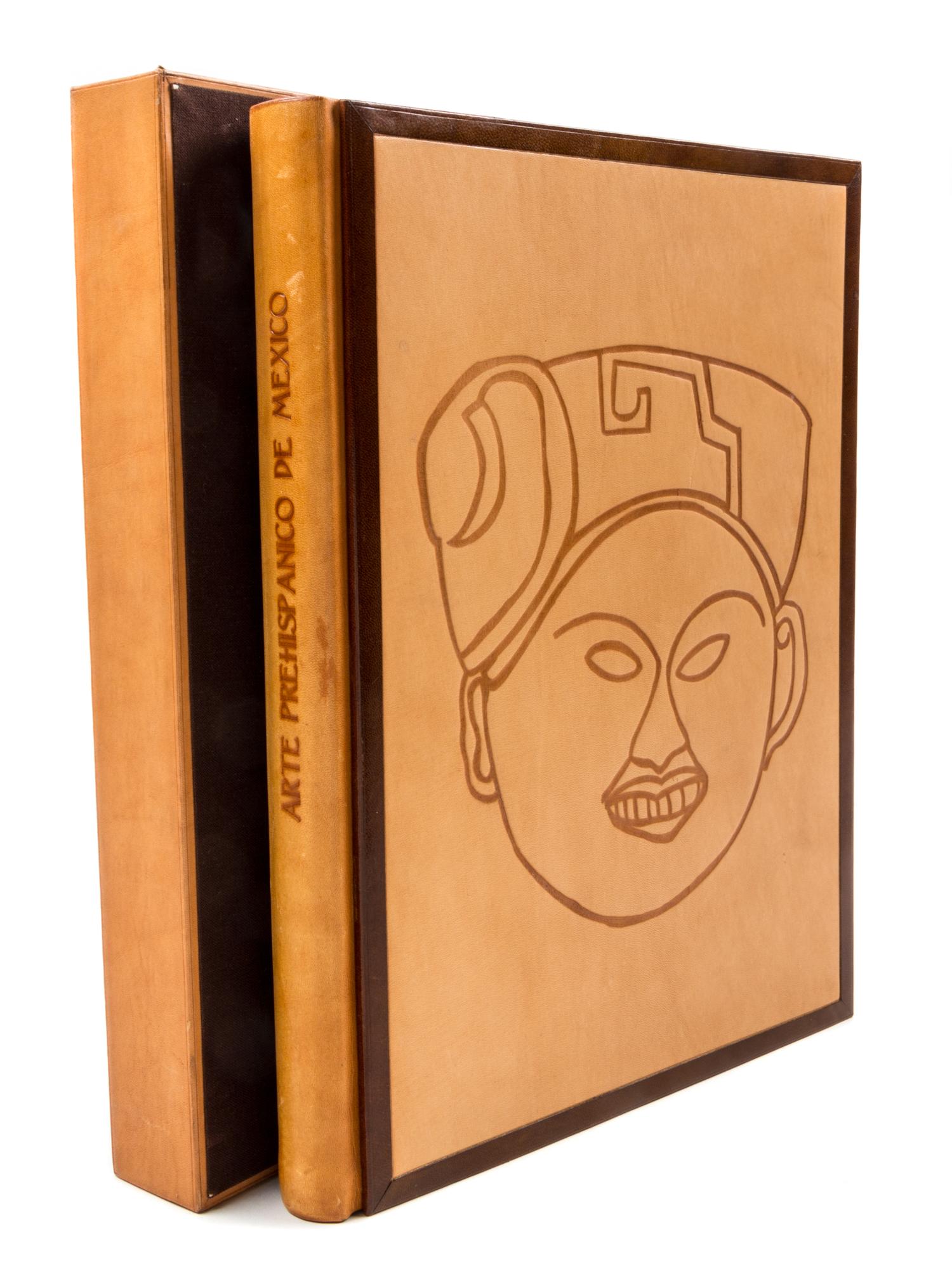 (TAMAYO, RUFINO) Arte Prehispanico de Mexico. Mexico City, 1973. Signed, limited, finely bound by Fernando Lopez Valencia.
