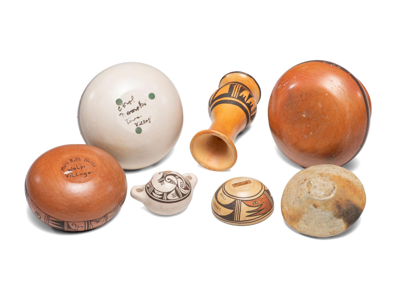 Group of Hopi Pottery