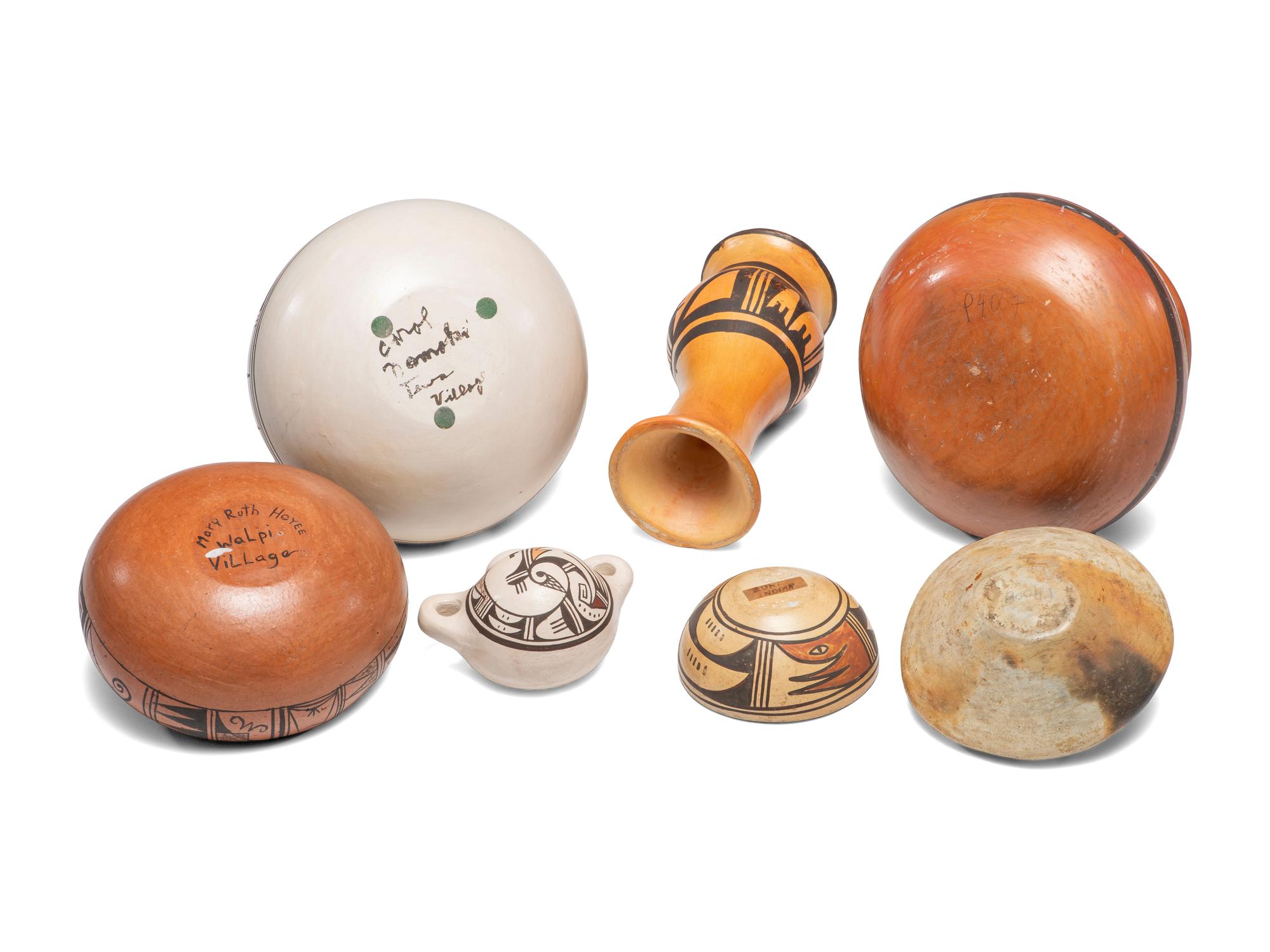 Group of Hopi Pottery