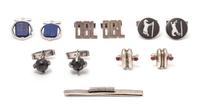 A Collection of Sterling Silver Accessories, 42.10 dwts.