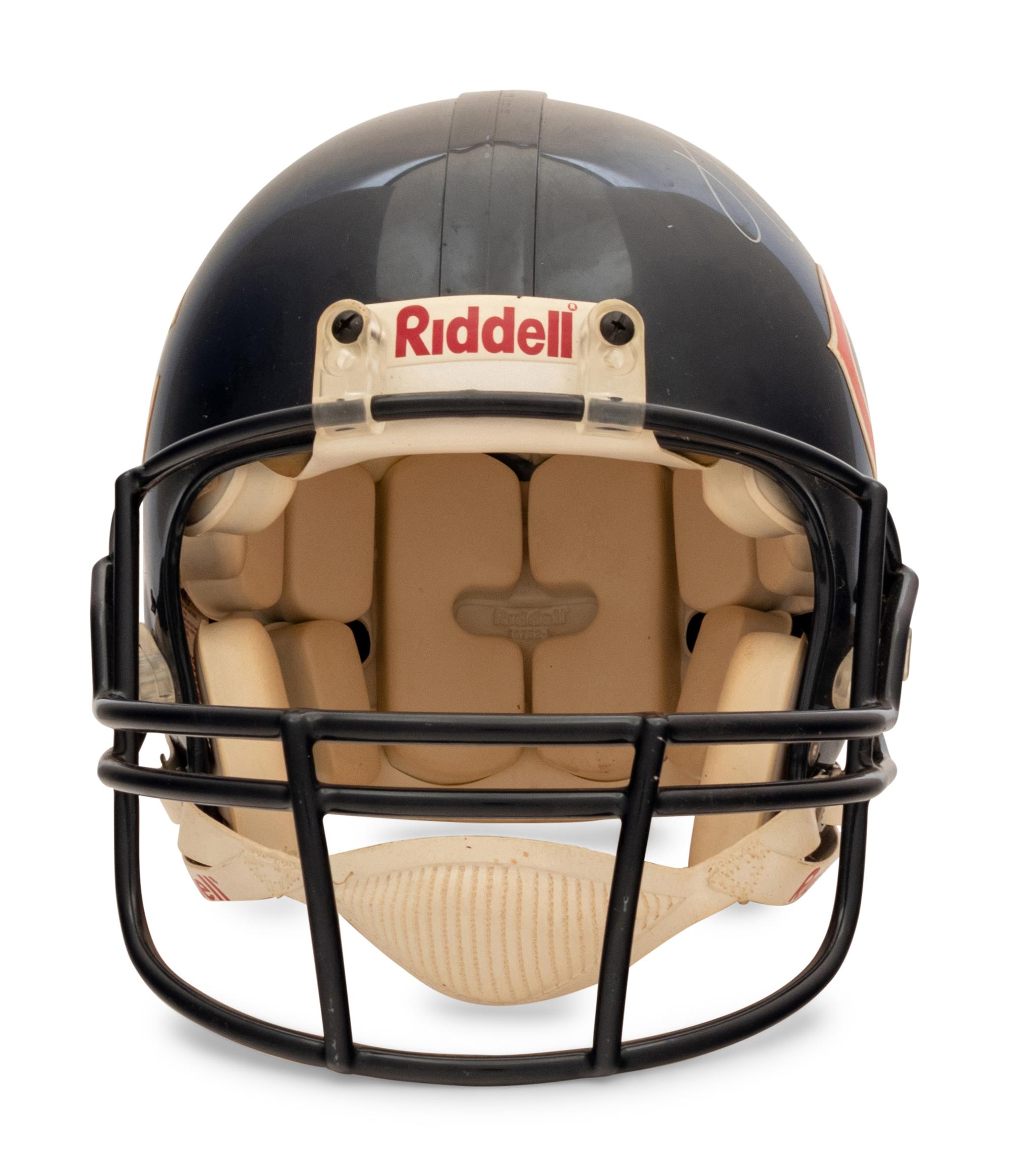 A Walter Payton Signed Autograph Chicago Bears Full Size Football Helmet (Beckett Authentication Services BAS Certified),