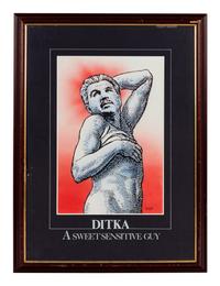 A Group of Four Carlo Beninati Chicago Bears Paintings Formerly Displayed at Mike Ditka’s Restaurant