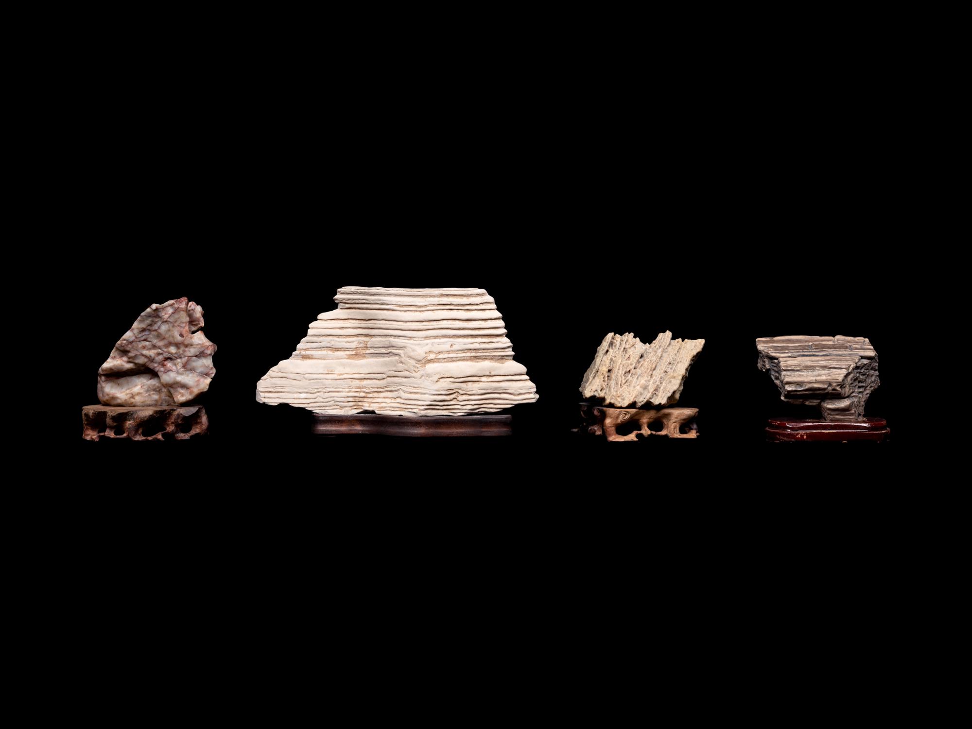 Four Chinese Scholar's Rocks