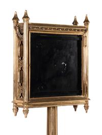 A Gothic Revival Gilt Bronze Building Directory