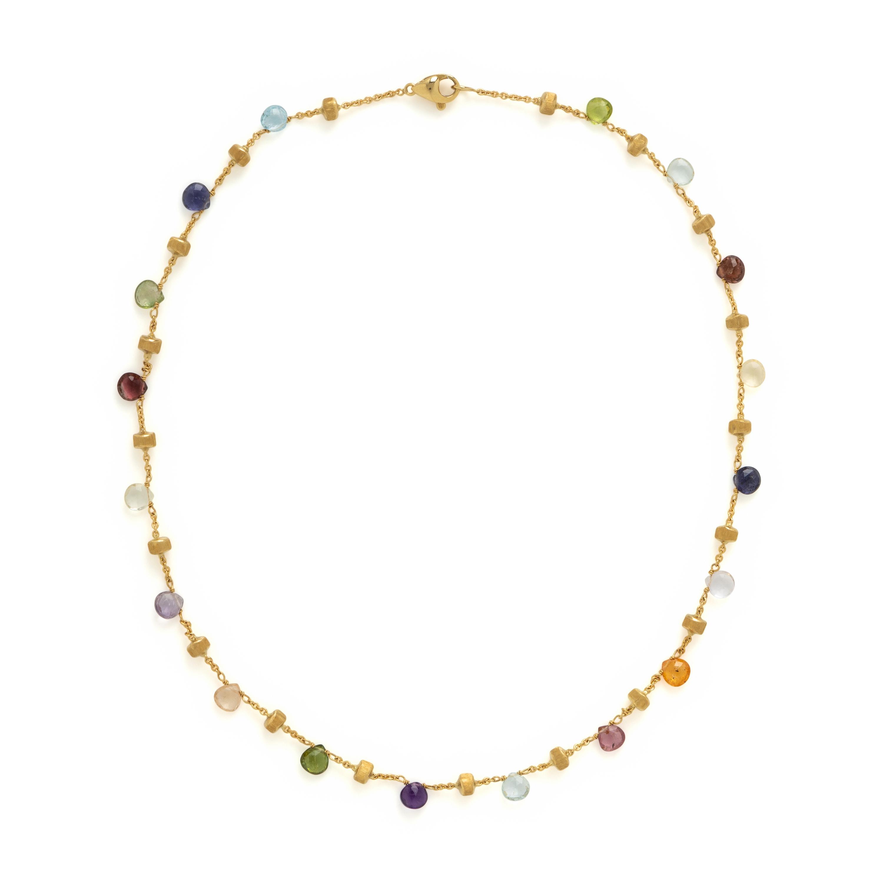 Marco Bicego, 'Paradise', Multigem and Yellow Gold Necklace