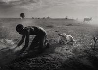 Sebastião Salgado (born 1944) Dinka Cattle Camp, Wutliet, Sudan, Africa, 2006