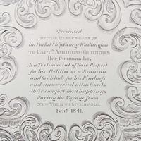 A sterling silver presentation salver Charles Reilley and George Storer, London, 1840