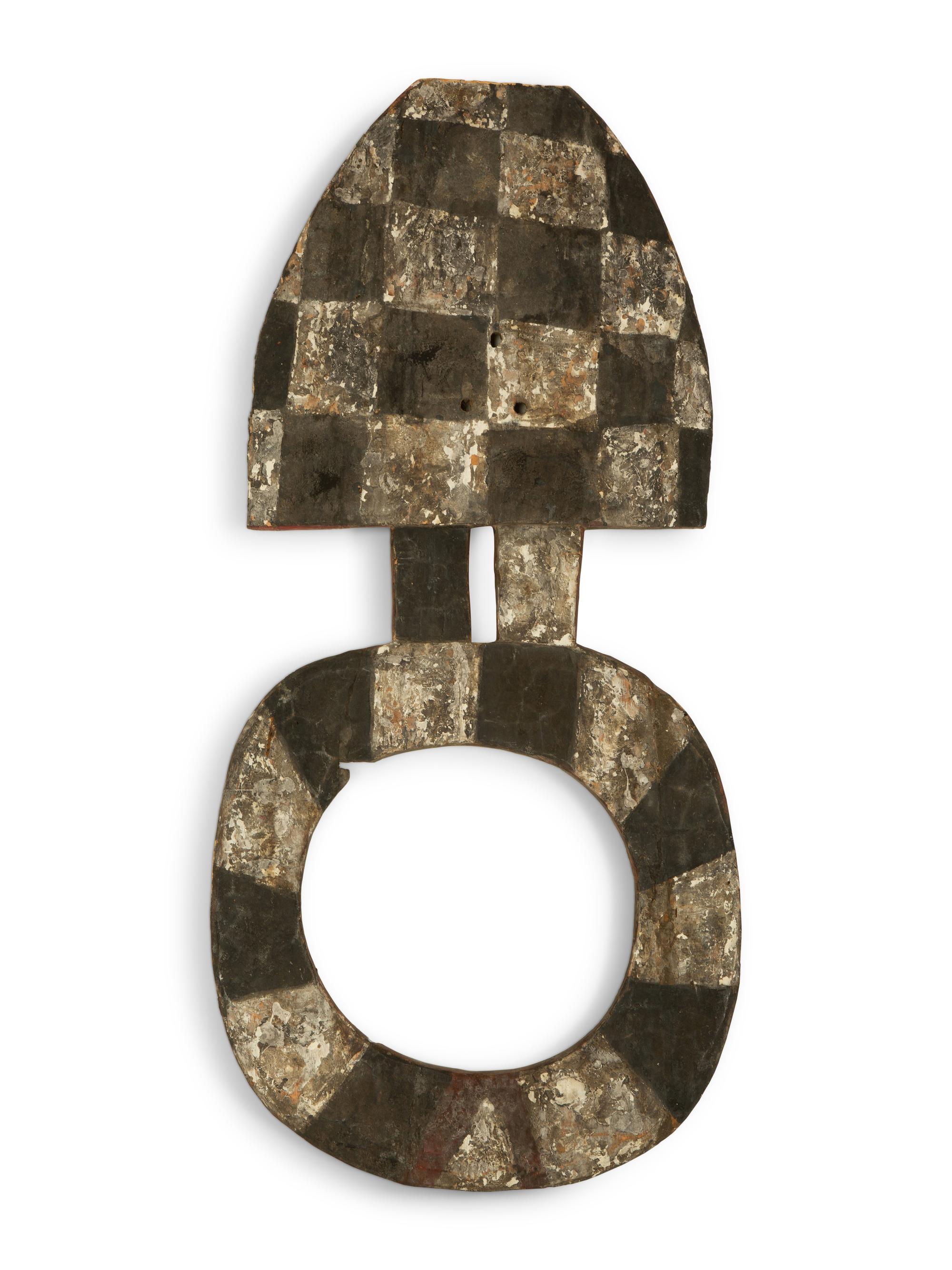 An African Painted Wood Mask — 20TH CENTURY