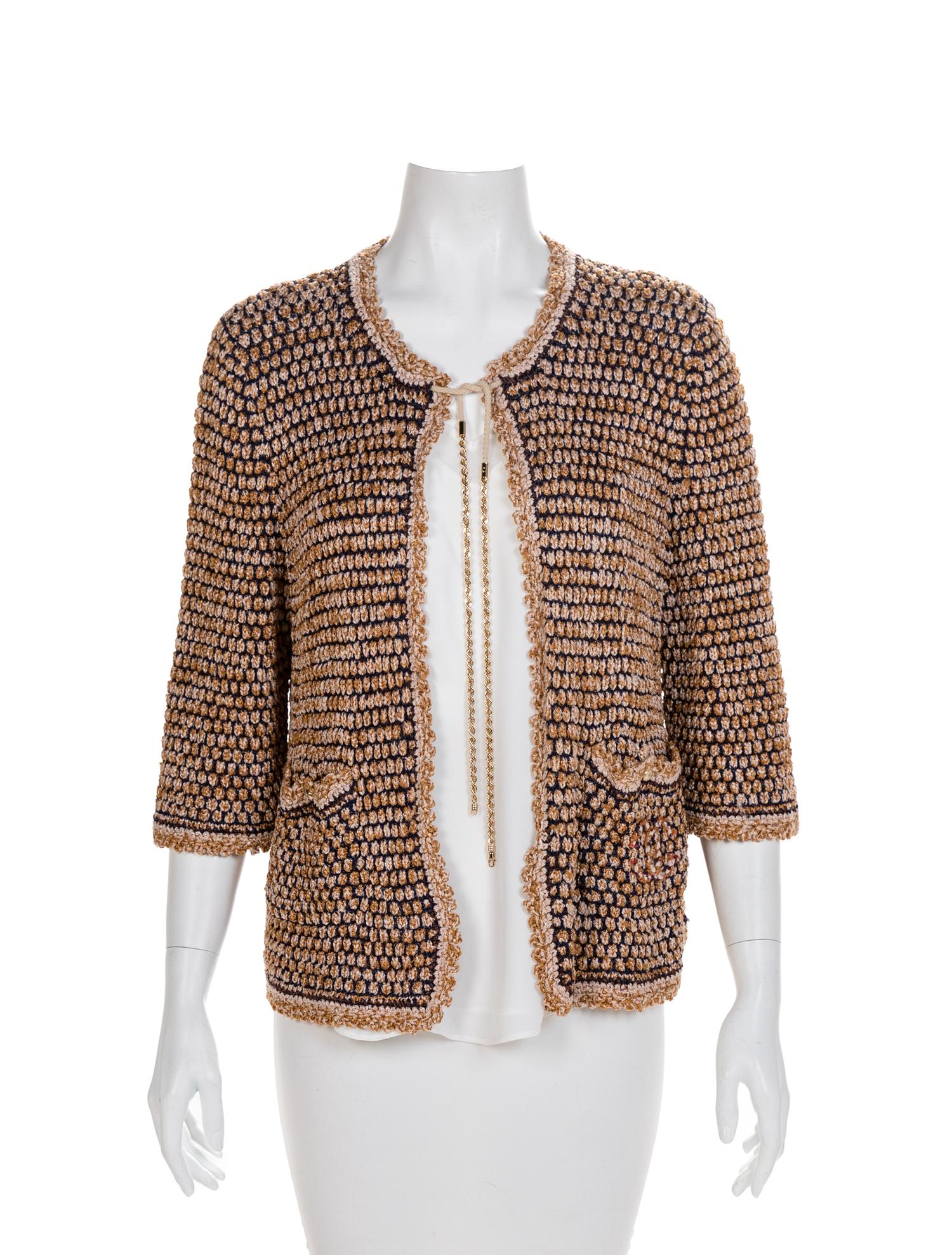 Chanel Knit Cardigan, 2000s Size label: 44