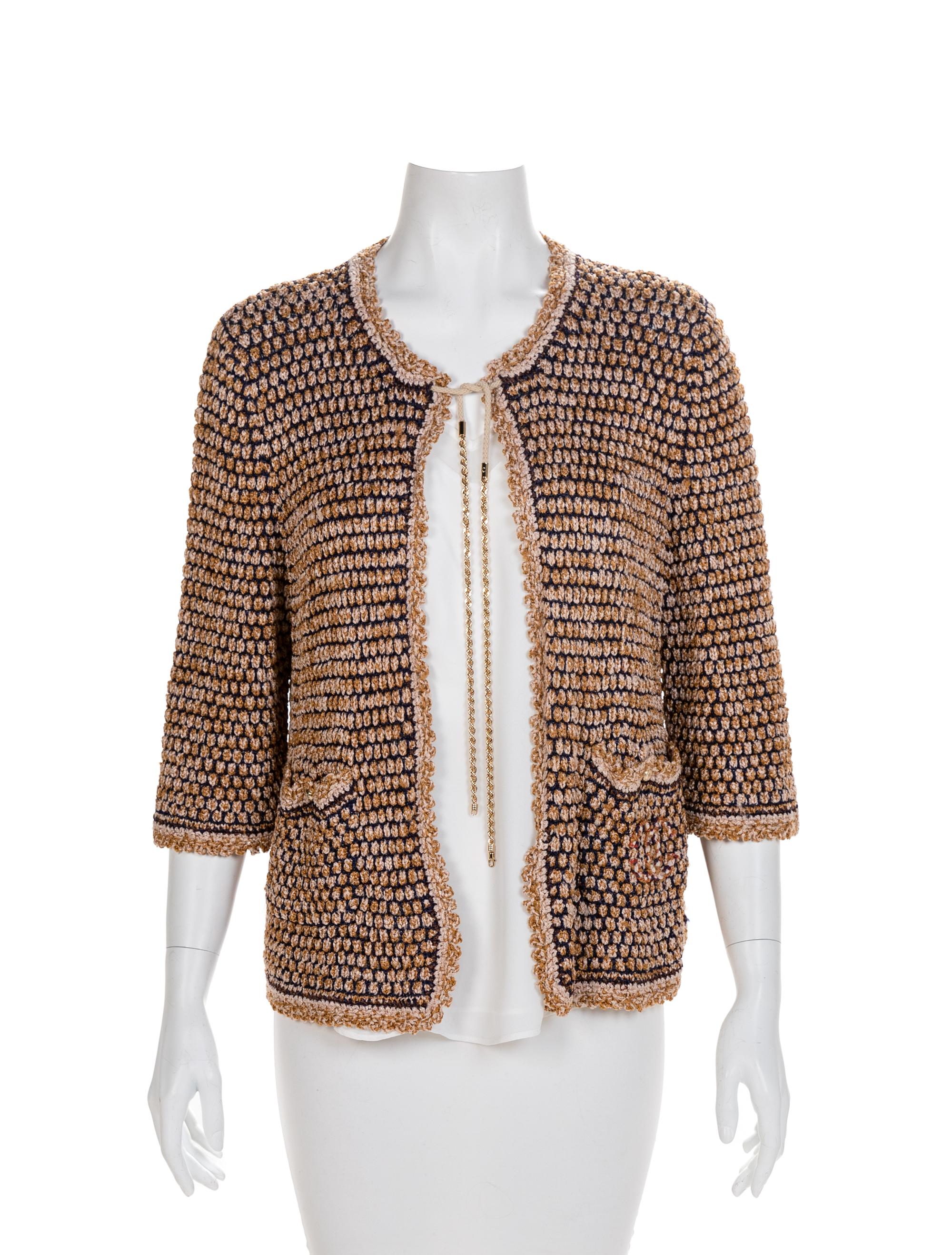 Chanel Knit Cardigan, 2000s Size label: 44