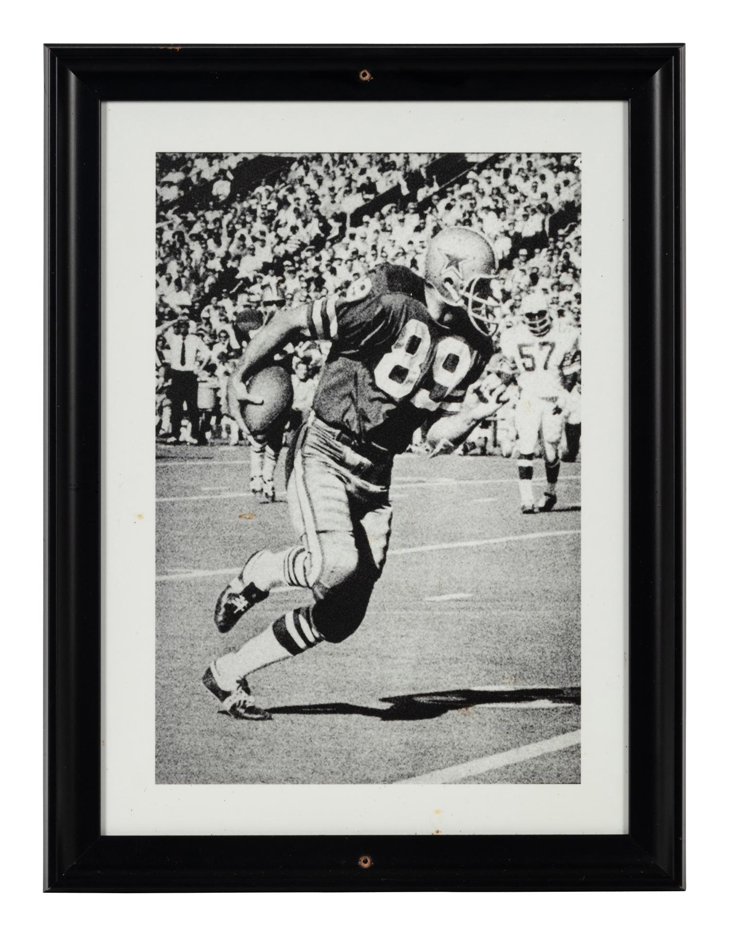 A Group of Seven Photographs Depicting Mike Ditka as a Player Formerly Displayed at Mike Ditka’s Restaurant