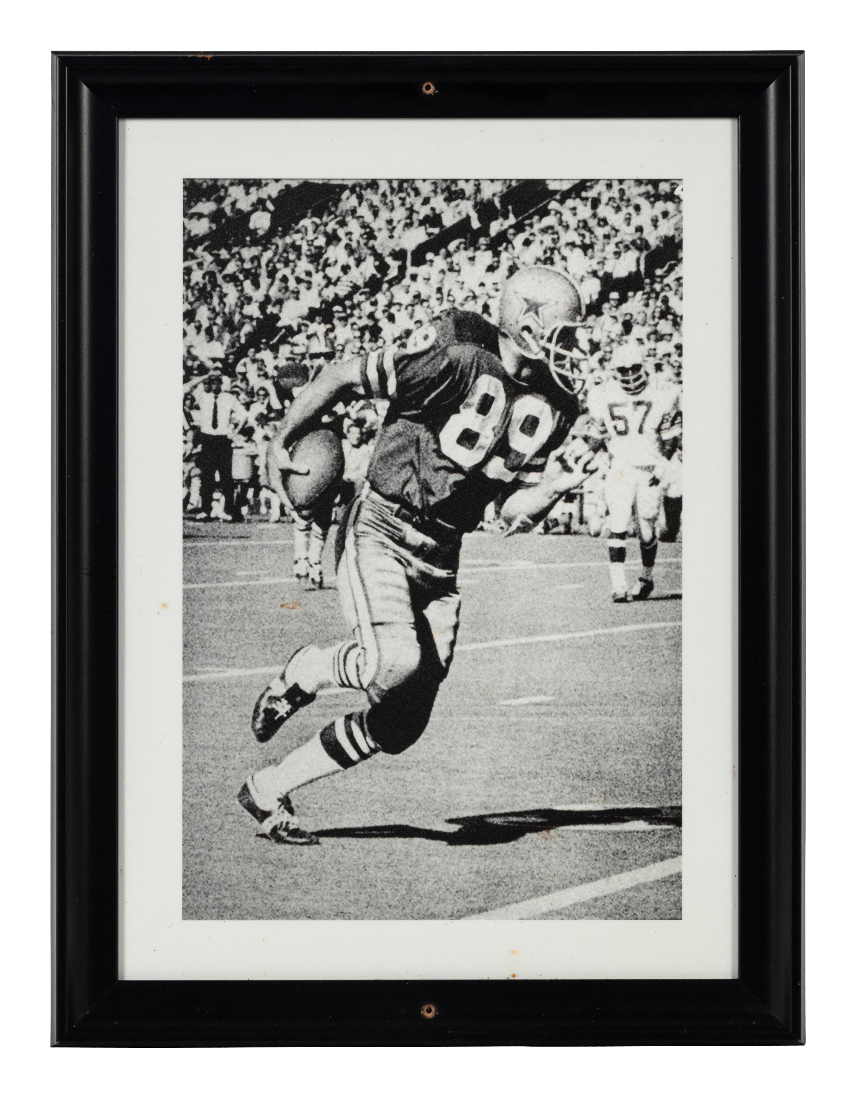 A Group of Seven Photographs Depicting Mike Ditka as a Player Formerly Displayed at Mike Ditka’s Restaurant