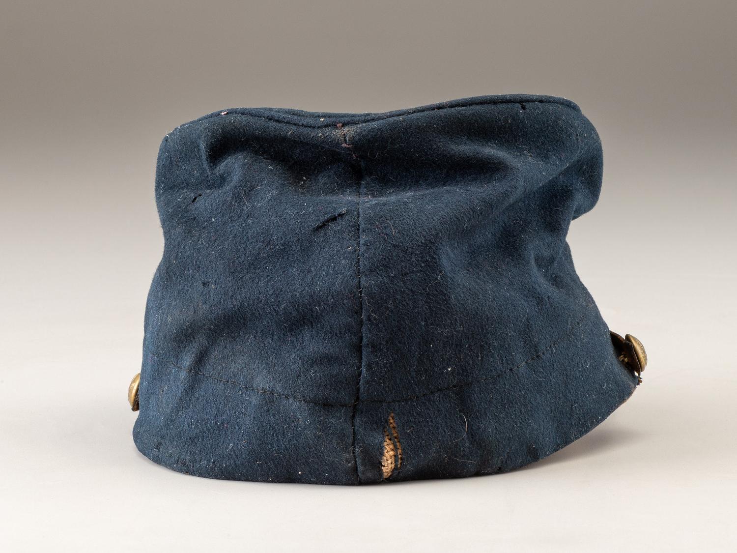 [CIVIL WAR]. Standard 1858 forage cap, with manufacturer's label.