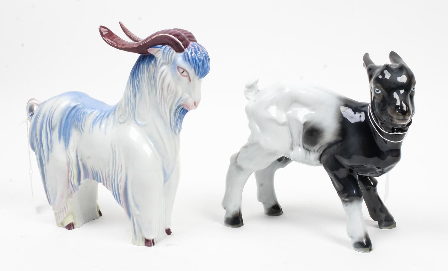 Two Rosenthal Porcelain Figures Height of taller example 9 1/2 inches. — 20TH CENTURY