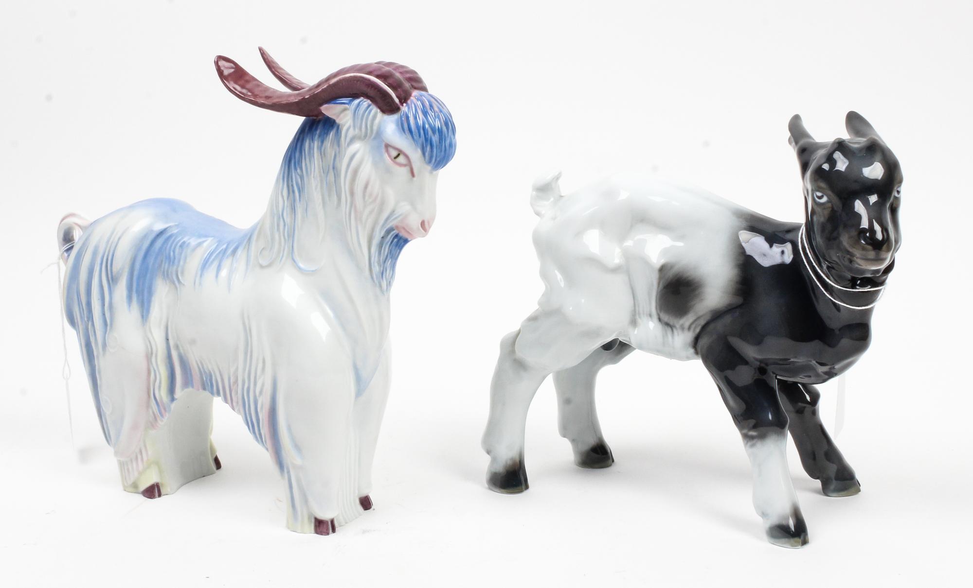 Two Rosenthal Porcelain Figures Height of taller example 9 1/2 inches. — 20TH CENTURY