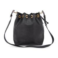 Fendi, Textured Leather Drawstring Bag