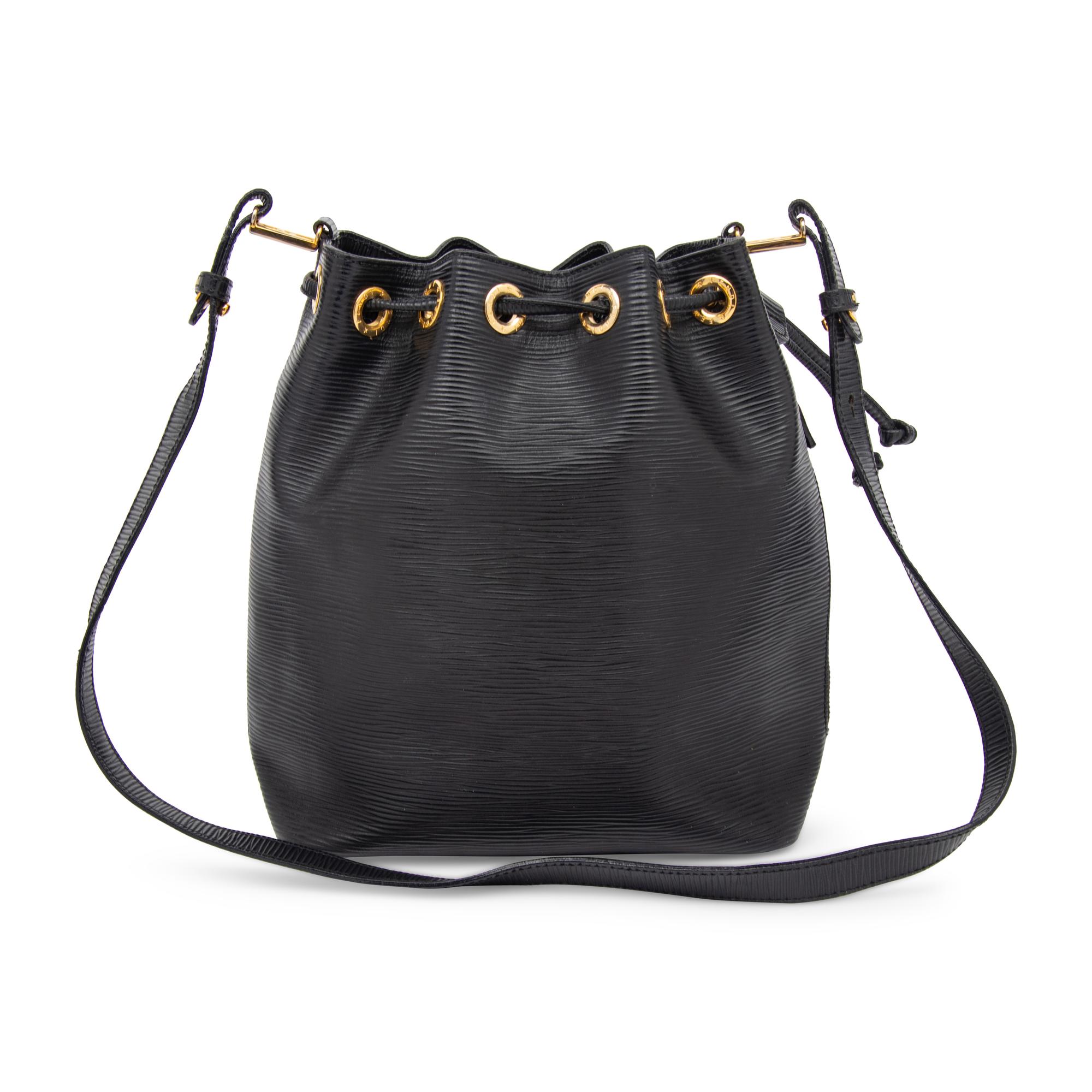 Fendi, Textured Leather Drawstring Bag