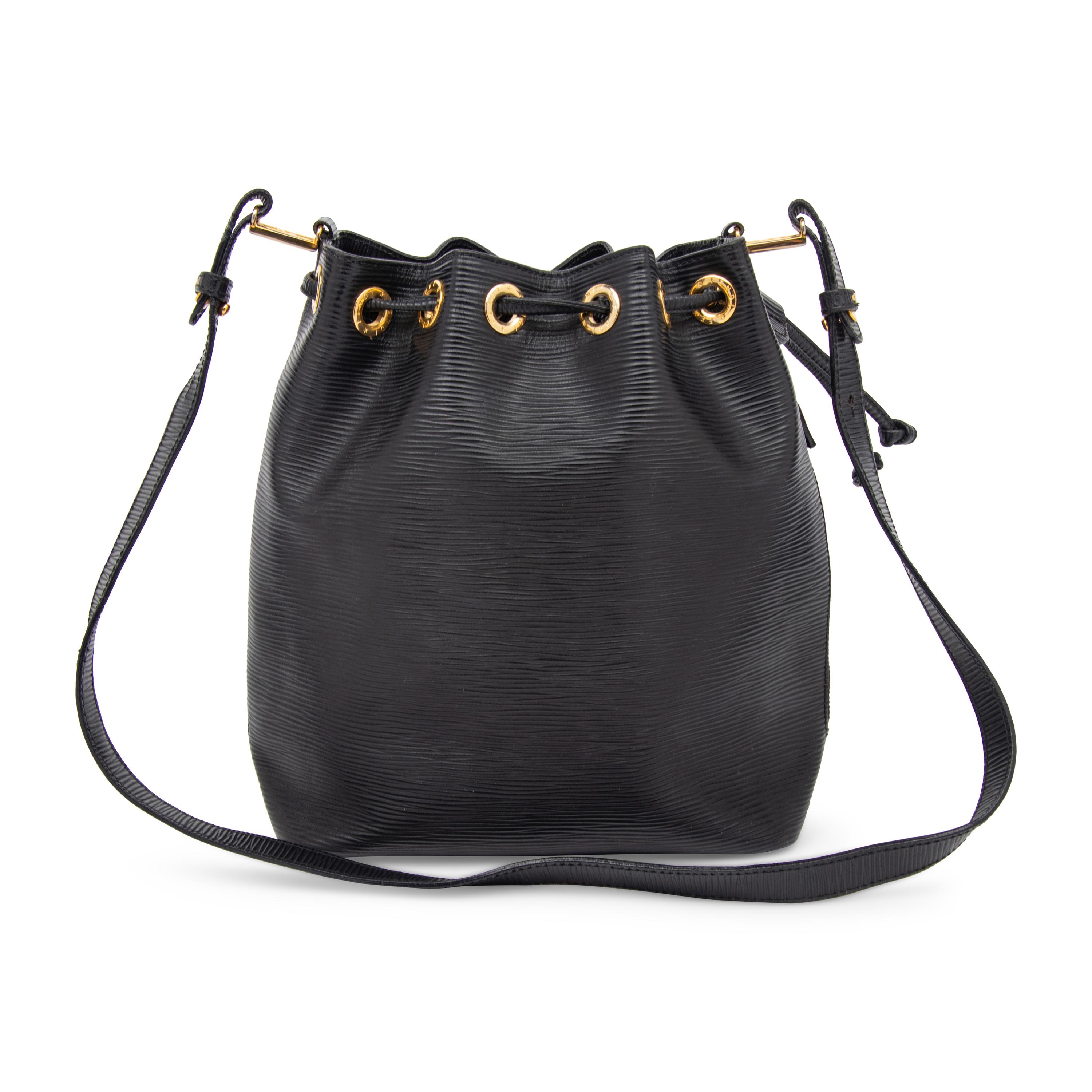 Fendi, Textured Leather Drawstring Bag