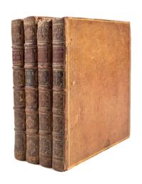 WALPOLE, HORACE. Anecdotes of Painting in England. Strawberry Hill, 1762-1763. 3 v. w/Catalogue (4 total)
