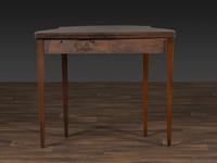 A Federal Figured and Inlaid Mahogany Games Table