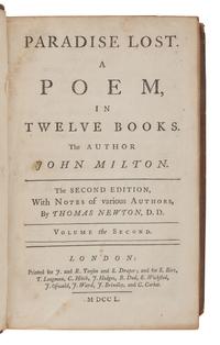 [ENGLISH LITERATURE & HISTORY]. A group of 6 works, comprising: