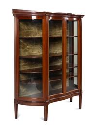 An Edwardian Style Vitrine Cabinet