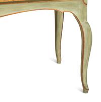 A Green Painted and Parcel-Gilt Long Console Table